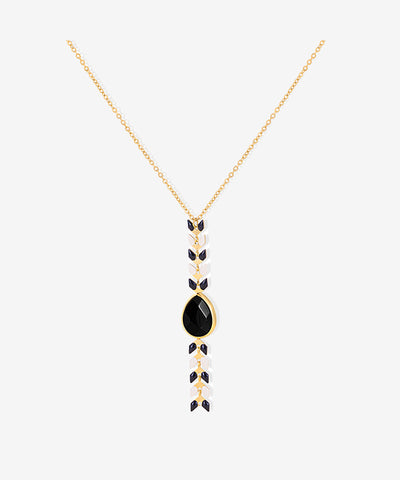 Wrangler Demeter’s Tear Onyx Necklace Black