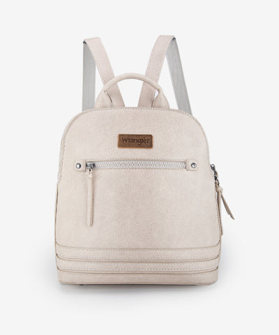 Wrangler Dome Zippered Backpack Beige