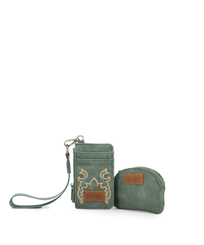 Wrangler Embroidered Boot Scroll Tote Bag Set