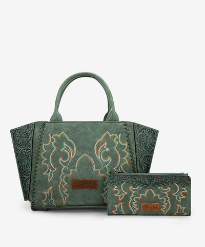 Wrangler_Embroidered_Boot_Scroll_Tote_Bag_Set_Green