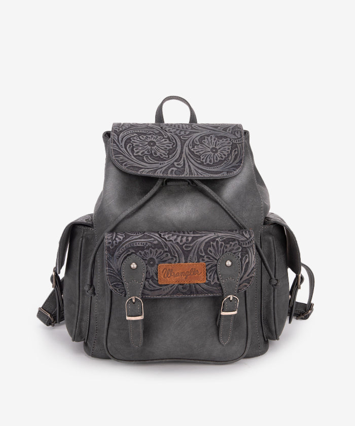Wrangler Vintage Floral Backpack ~ TAN