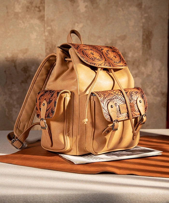 Wrangler Floral Tooled Backpack