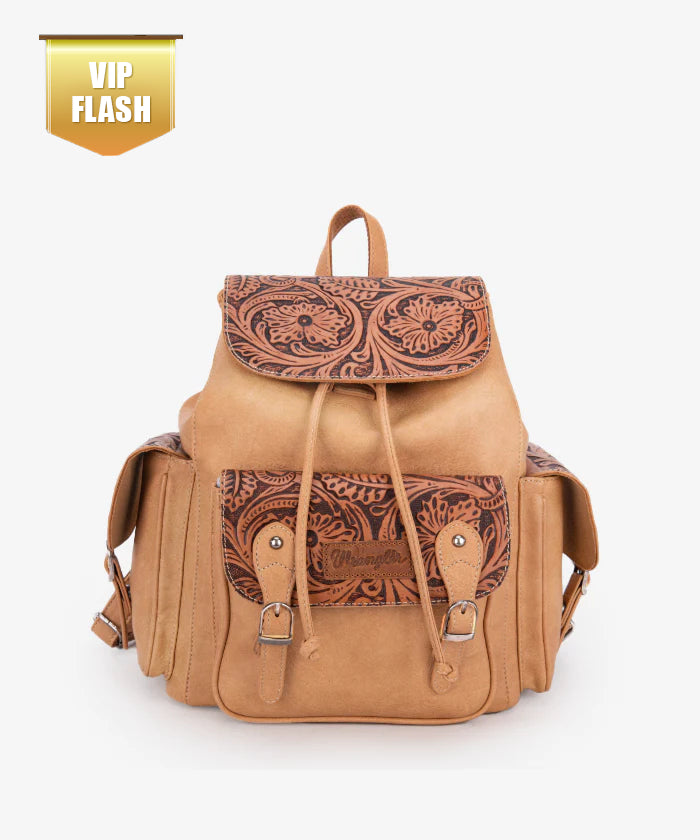 Wrangler_Floral_Tooled_Backpack_Light_brown