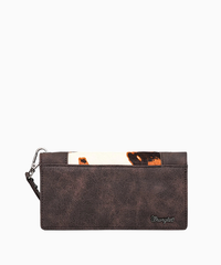 Wrangler Hair-on Cowhide Cow Print Wallet - Montana West World