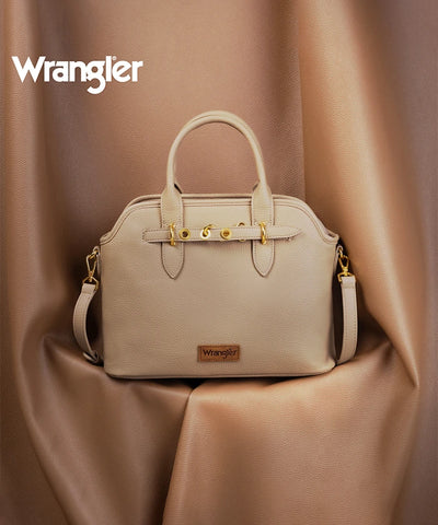 Wrangler Leather Tote Bag Khaki