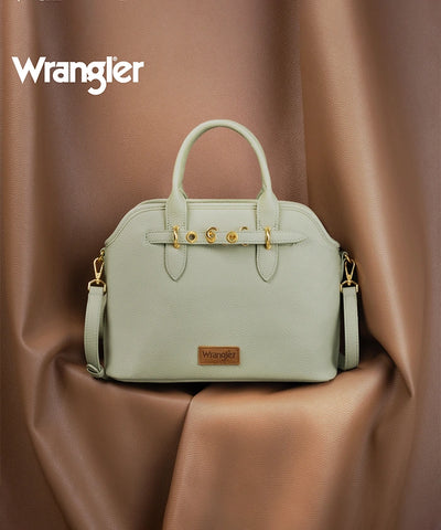 Wrangler Leather Tote Bag Lime