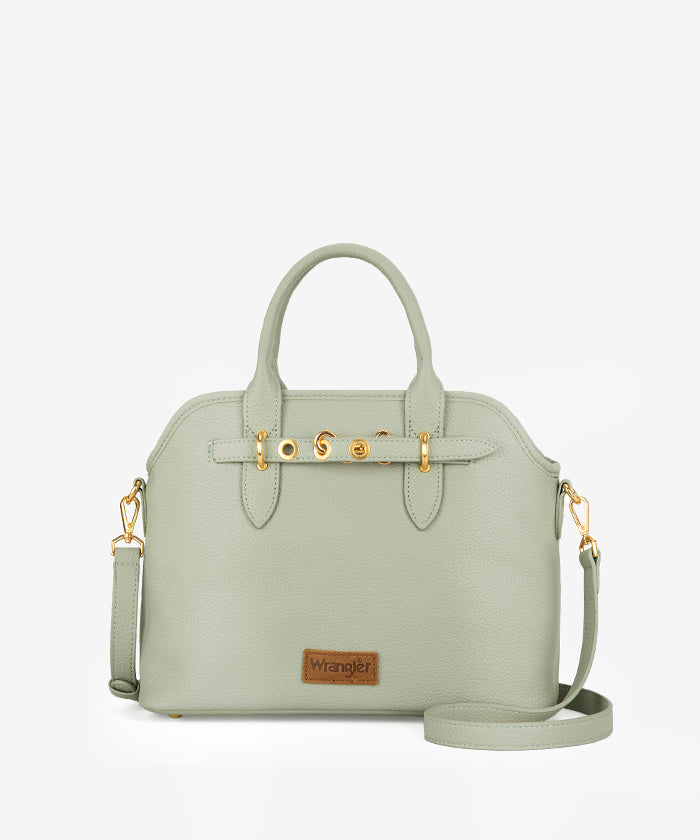 Wrangler Leather Tote Bag Lime