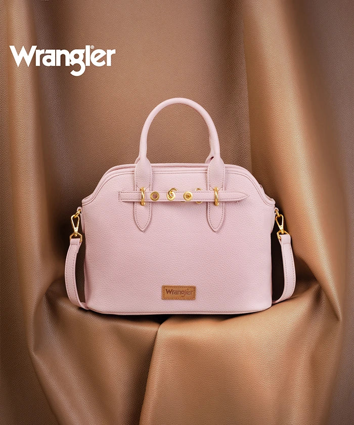 Wrangler Leather Tote Bag Pink