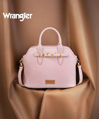 Wrangler Leather Tote Bag Pink