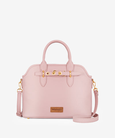 Wrangler Leather Tote Bag Pink