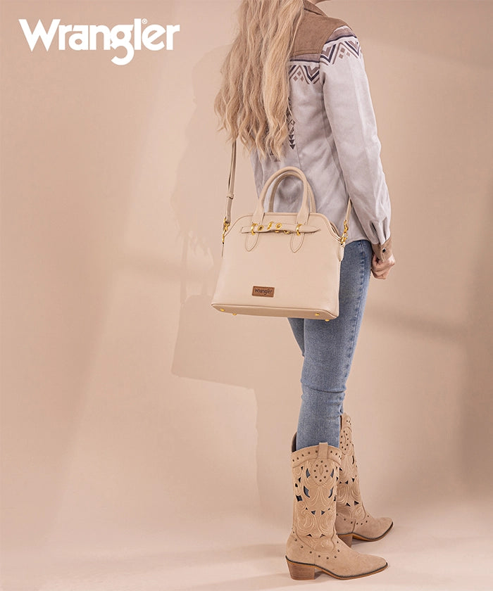 Wrangler Leather Tote Bag Tan