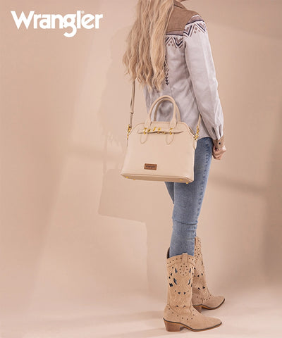 Wrangler Leather Tote Bag Tan