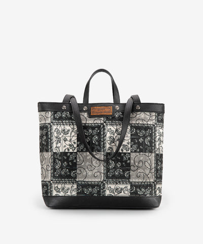 Wrangler_Paisley_Carry_Tote_Bag_Black