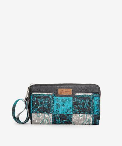 Wrangler_Paisley_Printed_Wristlet_Turquoise