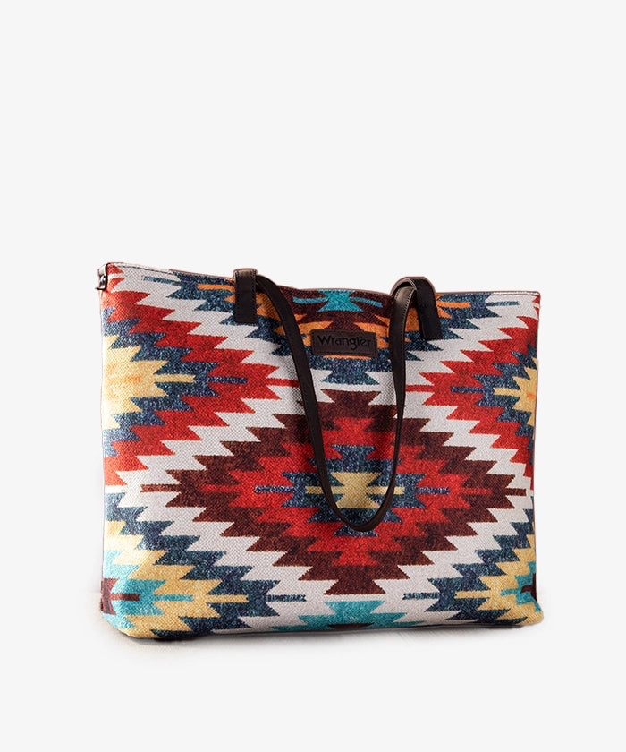 Wrangler Southwestern Canvas Tote Bag - Montana West World