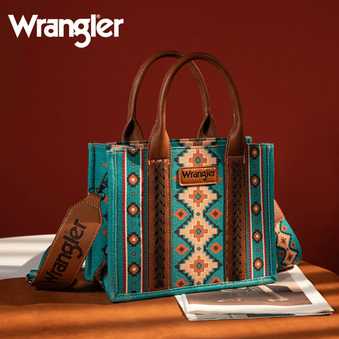 Wrangler_Southwestern_Crossbody_Tote_Bag_Turquoise