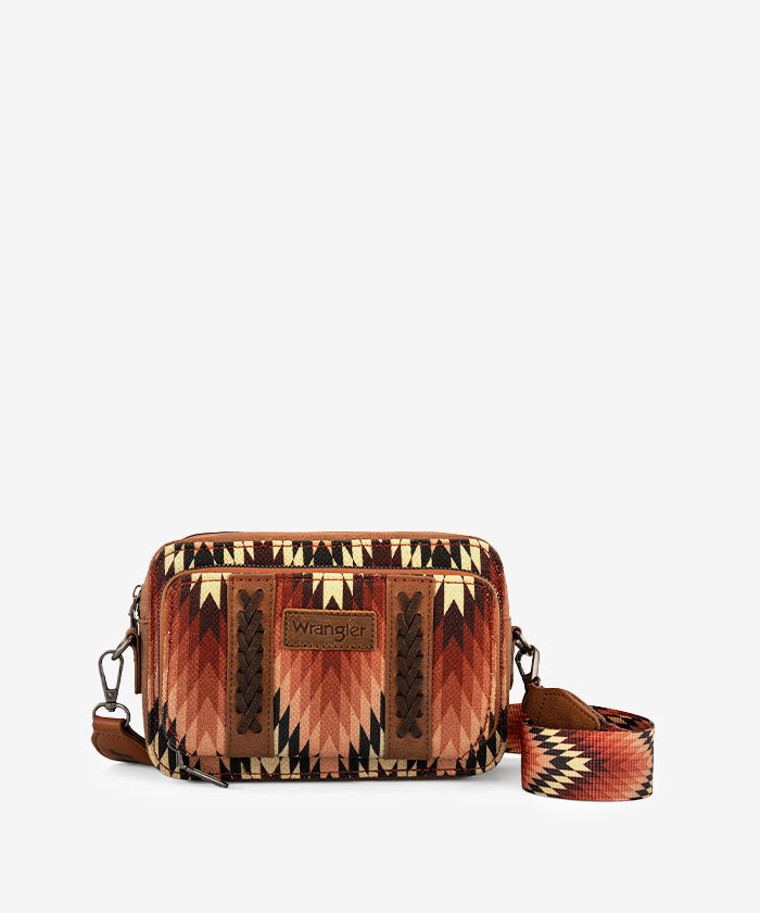 Wrangler_Southwestern_Pattern_Dual_Sided_Print_Crossbody_Purse_Brown