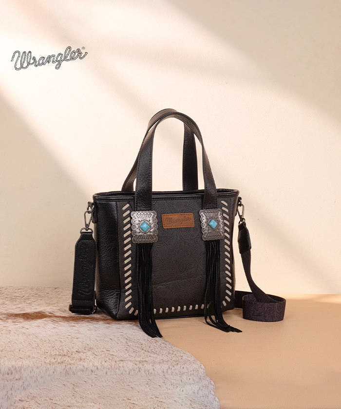 Wrangler_Tooled_Fringe_Concealed_Carry_Purse_Black