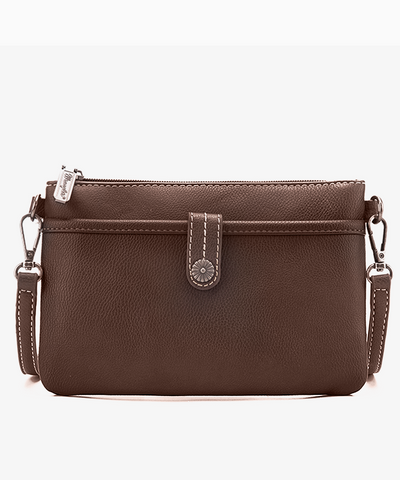 Wrangler Vintage Plain Crossbody Clutch - Montana West World