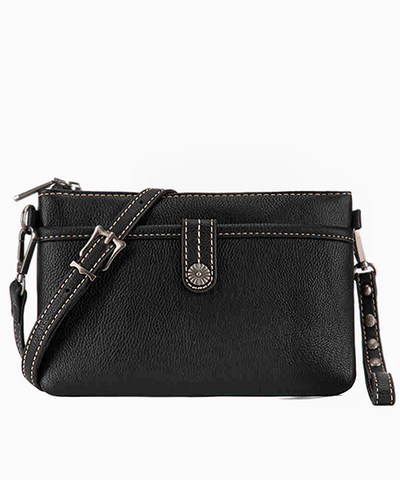 Wrangler Vintage Plain Crossbody Clutch - Montana West World