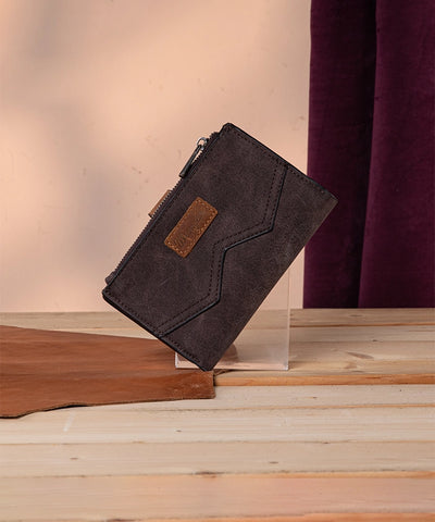 Wrangler W-Shaped Stitching Wallet Coffee