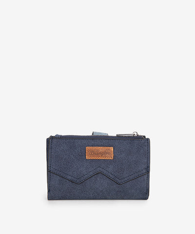 Wrangler W-Shaped Stitching Wallet Navy