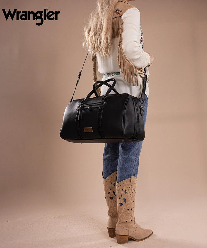 Wrangler Whipstitch Duffle Bag - Montana West – Montana West Wrangler Whipstitch Duffle Bag - Montana West – Montana West