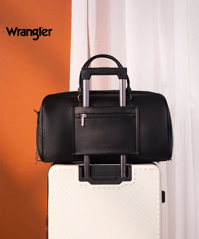 Wrangler Whipstitch Duffle Bag Black