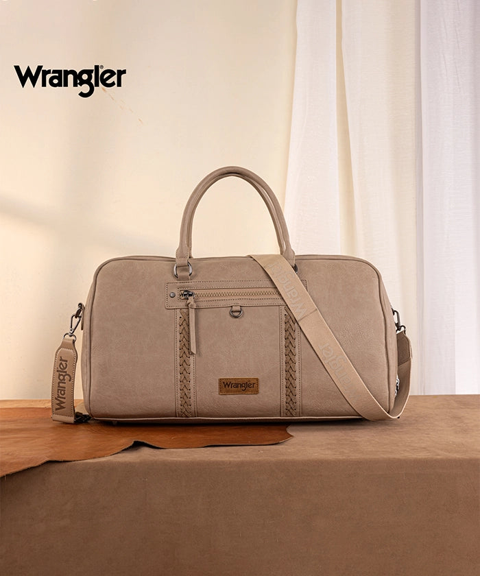 Wrangler Whipstitch Duffle Bag Khaki