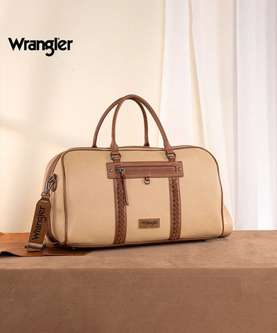 Wrangler Whipstitch Duffle Bag Tan