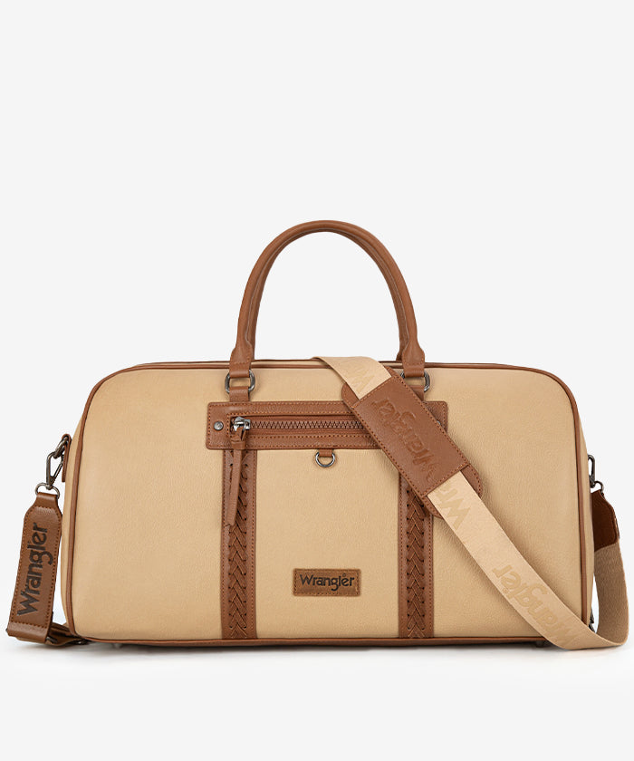 Wrangler Whipstitch Duffle Bag Tan