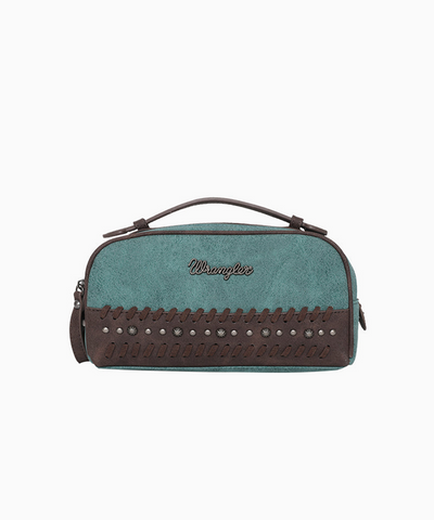 Wrangler Whipstitch Studs Western Travel Pouch - Montana West World