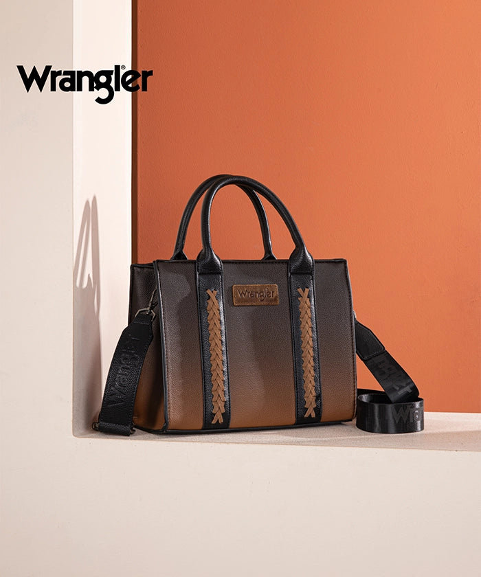 Wrangler Whipstitch Tote Bag Black