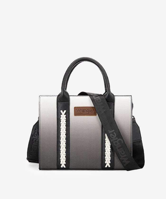 Wrangler Whipstitch Tote Bag White