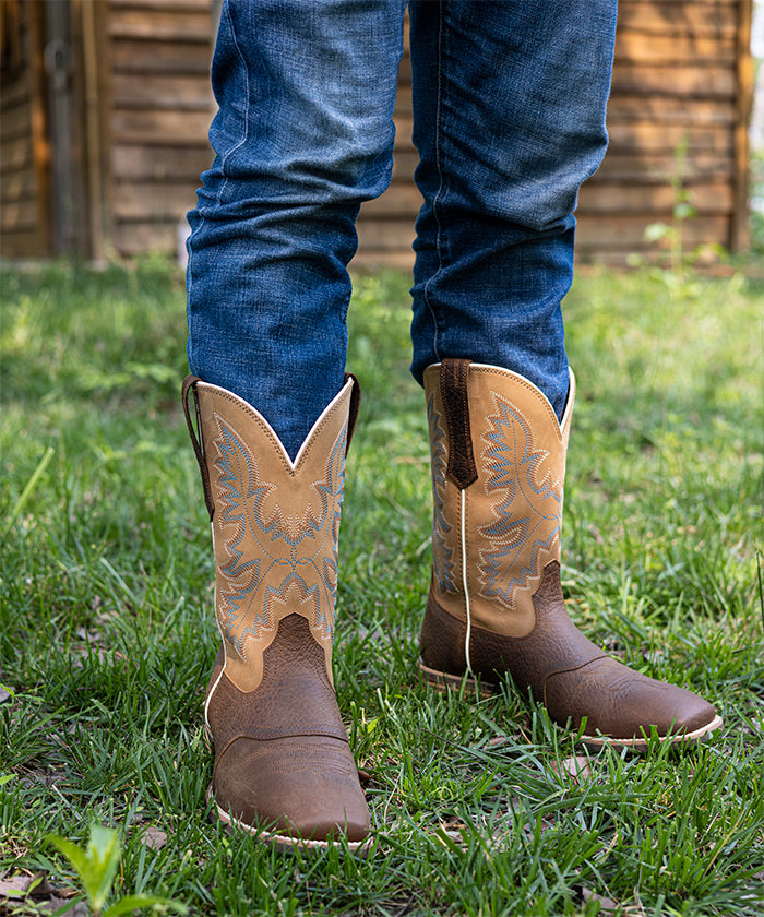 Men‘s’Cowboy Outlaw Leather Boots