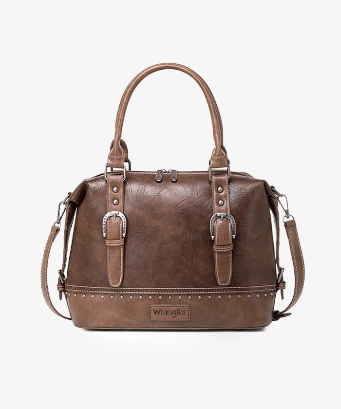 Wrangler_Buckle_Barrel_Satchel_Coffee