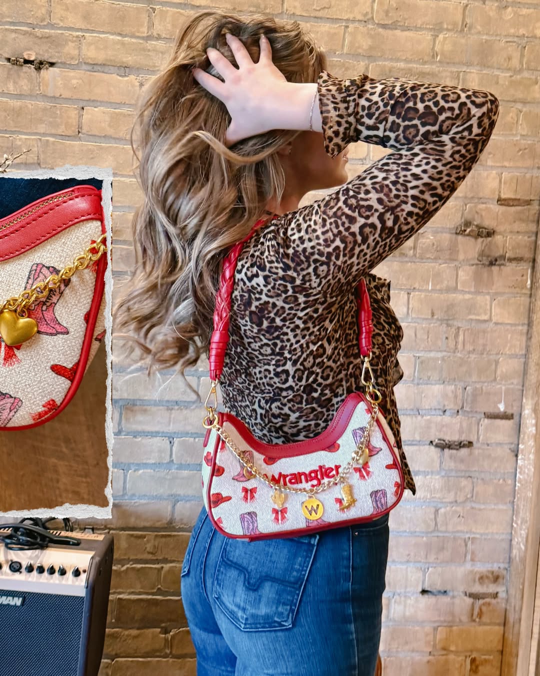 Western Handle Shoulder Bag