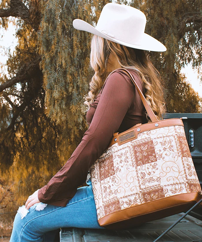 Wrangler Paisley Carry Tote Bag