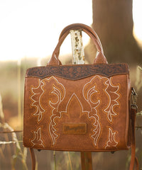 Wrangler Boot Scroll Crossbody Purse