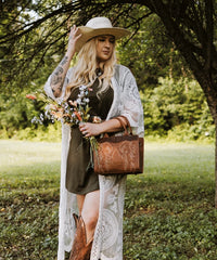 Wrangler Boot Scroll Crossbody Purse-Country Glam Outfits