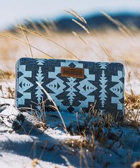 Wrangler All-Over Aztec Print Wristlet-Country Glam Outfits