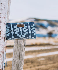 Wrangler All-Over Aztec Print Wristlet
