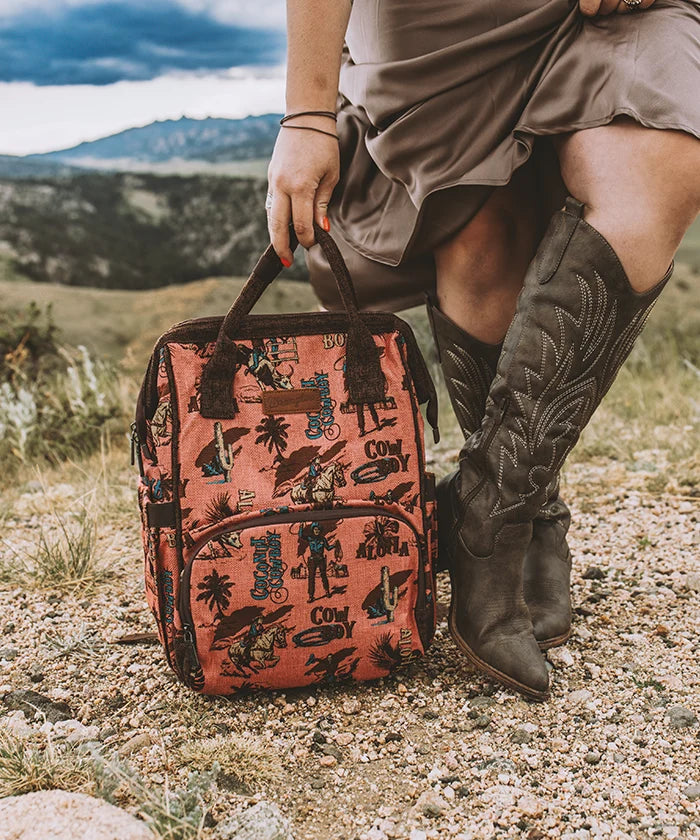 Wrangler Cowboy Print Diaper Bag