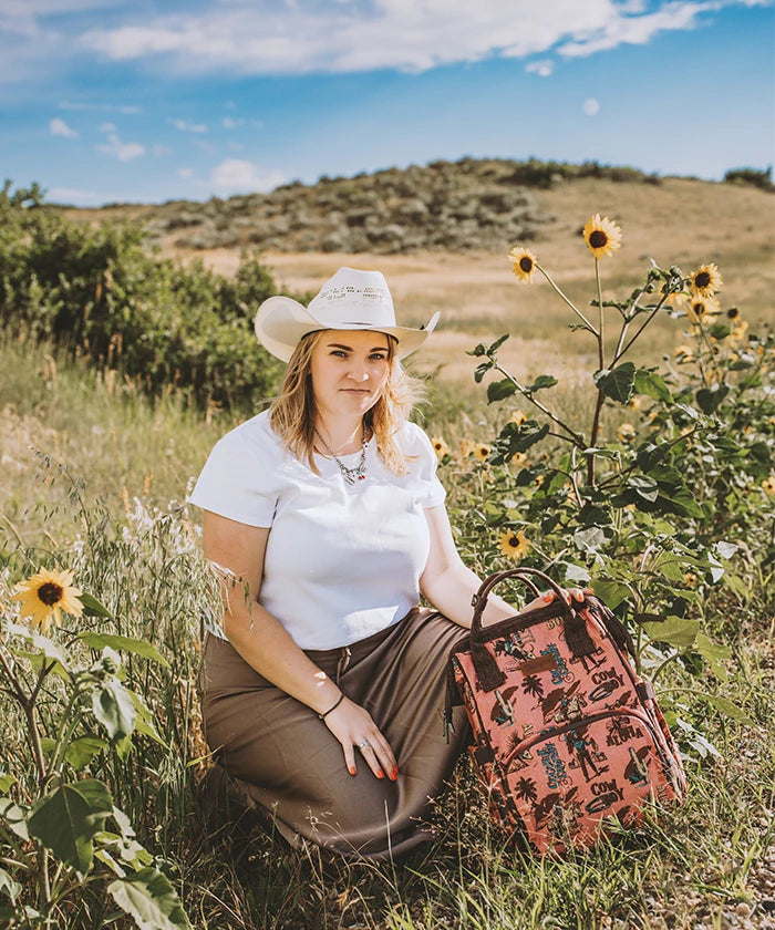 Wrangler Cowboy Print Diaper Bag-Country Glam Outfits