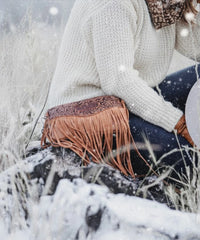 Wrangler Vintage Floral Western Fringe Crossbody Bag