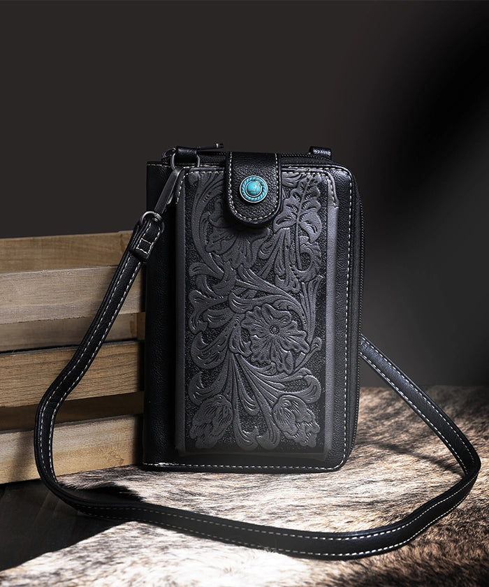 Leather cell phone purse sale