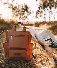 Wrangler Convertible Leather Backpack