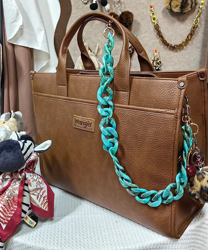 MONTANA WEST ACRYLIC CHAIN STRAP