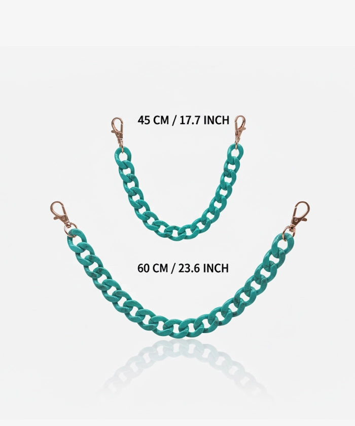 MONTANA WEST ACRYLIC CHAIN STRAP