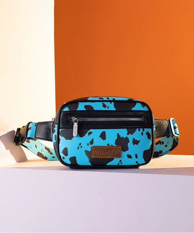 Wrangler Cow Print Belt Bag - Montana West World